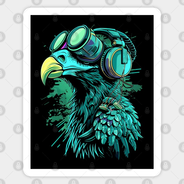 Virtual Vulture Virtuoso Magnet by AriWiguna